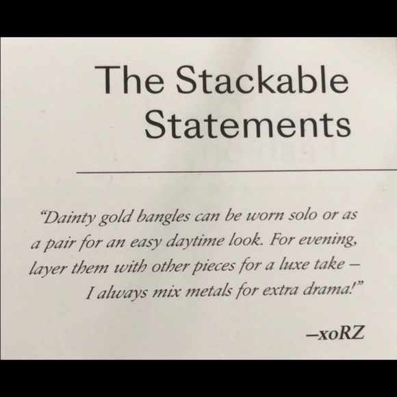 NWOT Michelle Campbell 14k Gold Talon Set - Picture 4 of 4